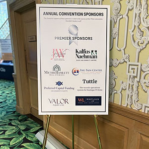 Whitlock Law Proudly Sponsors Virginia Trial Lawyers Association Annual Convention